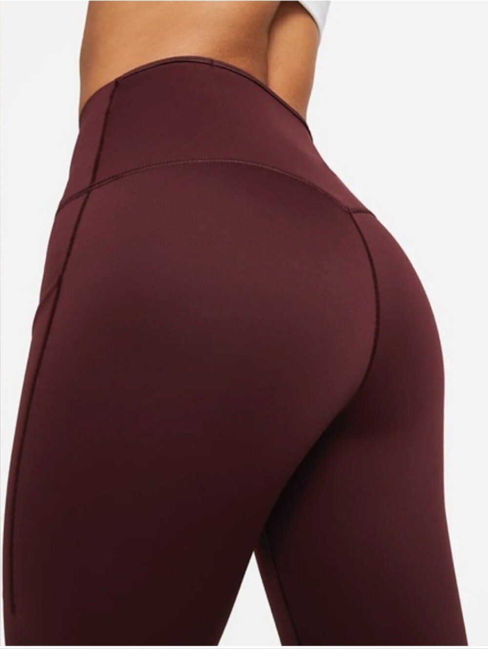 Nike Universa Burgundy Leggings 🍂